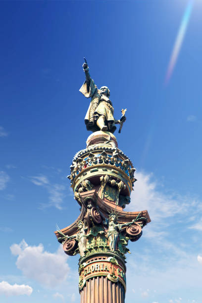 istock Christopher Columbus monument in Barcelona, Spain 1368974348