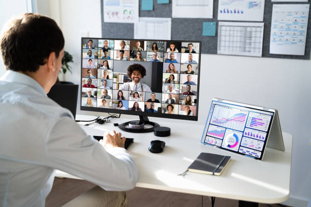 istock Online Video Conference Virtual Meeting 1368983715