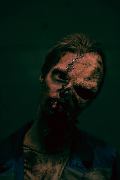 istock Zombie Portrait in Dark 1368985278