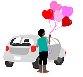 istock Valentine Balloons And Child 1368985535