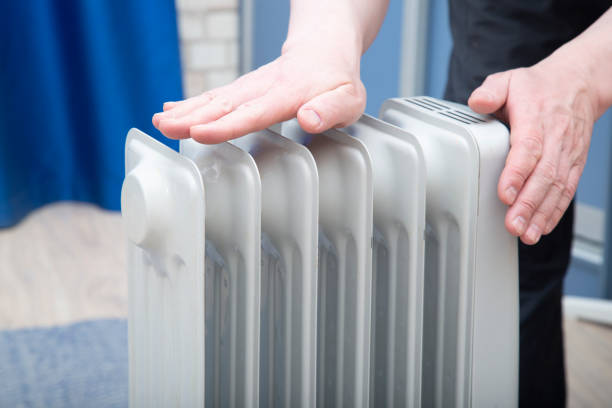 istock Oil electric heater. 1368988573