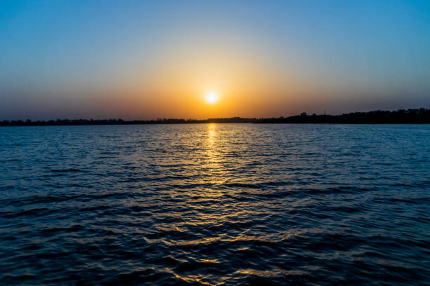 istock Sunset at Sukhna Lake Chandigarh 1368991440