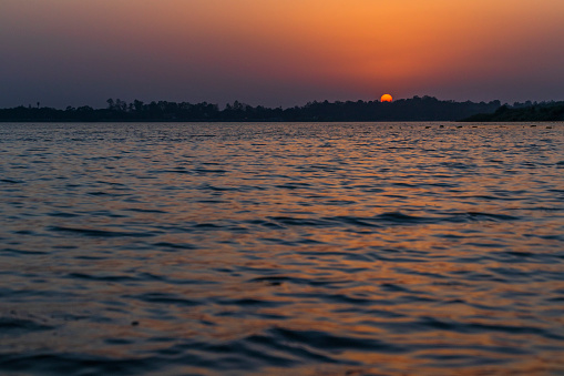 Sukhna Lake in Chandigarh, India, is a reservoir at the foothills of the Himalayas. This 3 km² rainfed lake was created in 1958 by damming the Sukhna Choe, a seasonal stream coming down from the Shivalik Hills.