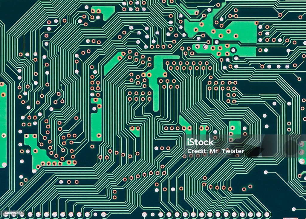 Placa de circuito de computador - Foto de stock de Complexidade royalty-free