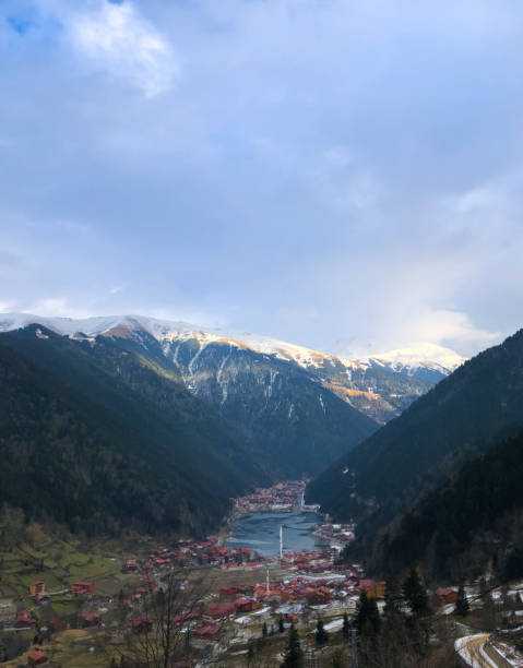 istock Mountains - Nature  - cloudy - lake - view 1369001104