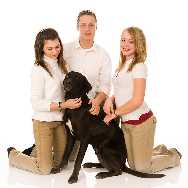istock Young Housemates with Dog 136900125