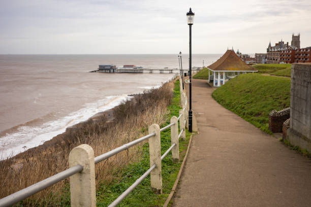 istock Public footpath along Cromer cliff tops, North Norfolk 1369005066