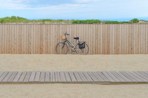 Nantucket Bike on the beach