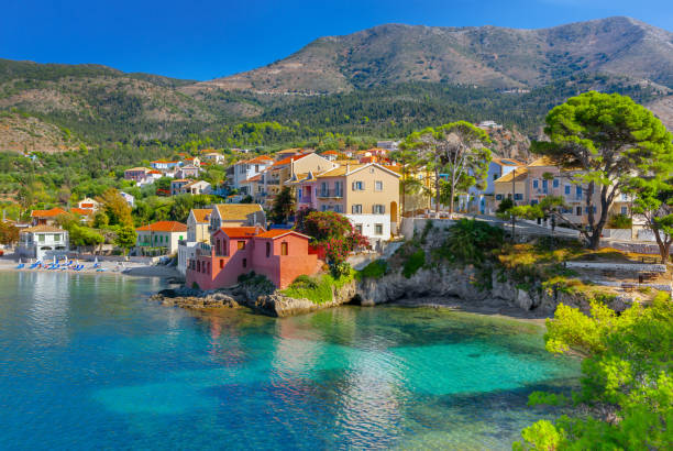 istock Assos village in Kefalonia 1369015363