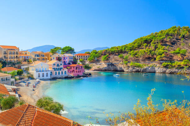 istock Assos village in Kefalonia 1369015383