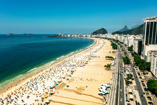 Rio de Janeiro, Copacabana beach, Brazil.