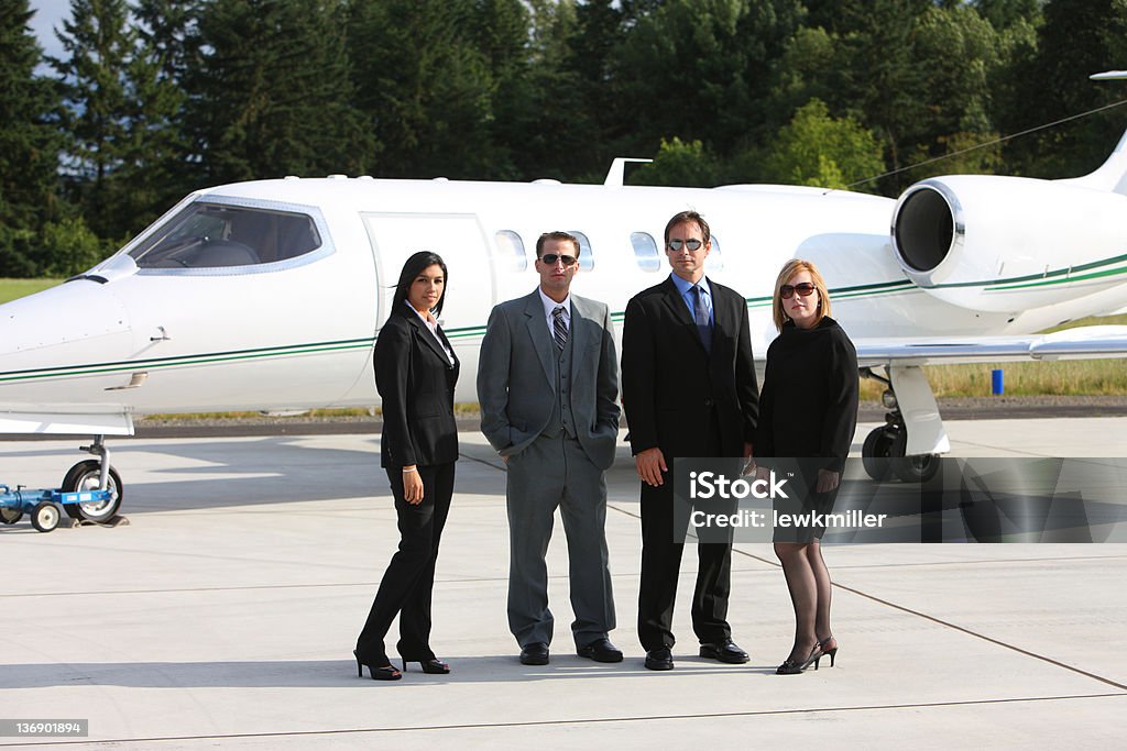 Business persone con Aereo aziendale - Foto stock royalty-free di Aeroplano