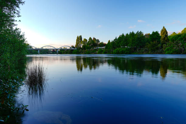 Fairfield Bridge in the city of Hamilton, New Zealand Fairfield Bridge in the city of Hamilton, Waikato, New Zealand hamilton on stock pictures, royalty-free photos & images