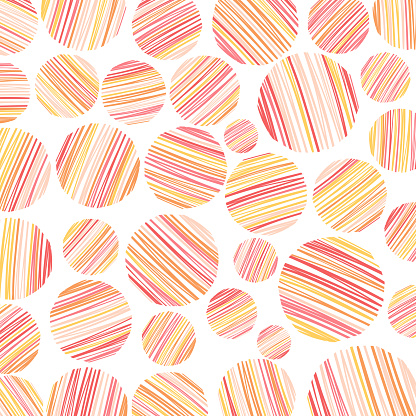 linear colorful abstract seamless pattern