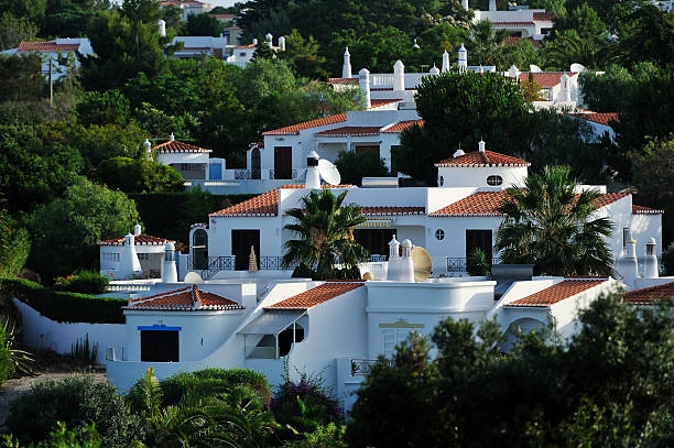 istock White Villas Portugal 136902364