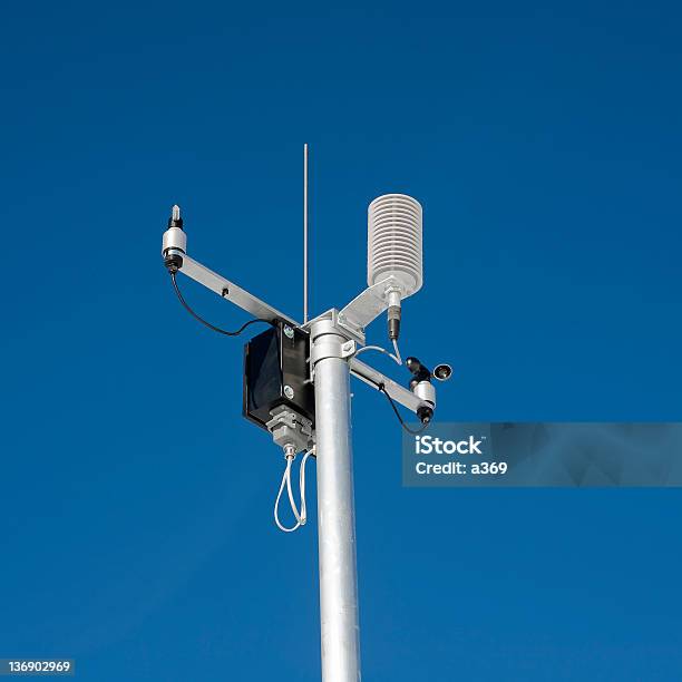 Estação Meteorológica - Fotografias de stock e mais imagens de Estação Meteorológica - Estação Meteorológica, Anemómetro, Antena - Equipamento de Telecomunicações