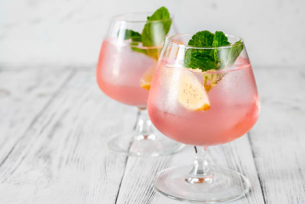 istock Pink vodka lemonade cocktail 1369038116