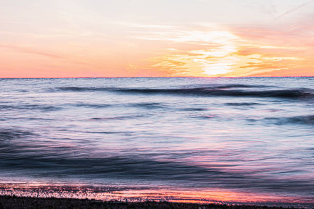 istock Long exposure sunset photos at a lake 1369039138