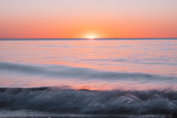 istock Long exposure sunset photos at a lake 1369039259