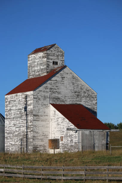 istock Rustic rural scene of a wooden granary. 1369045419