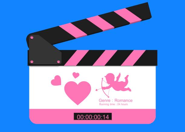 istock Video -Film Clapper for Story Romance 1369048344