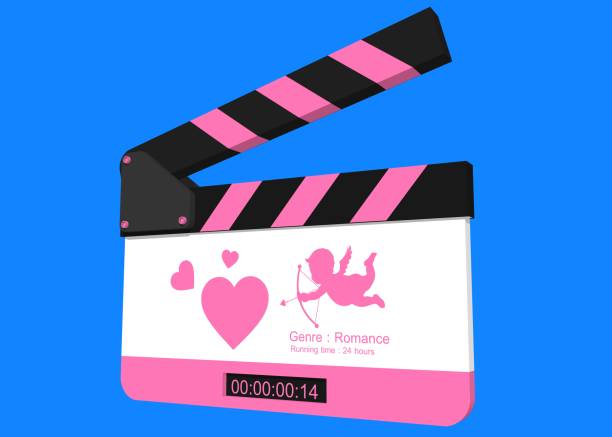 istock Video -Film Clapper for Story Romance 1369048345