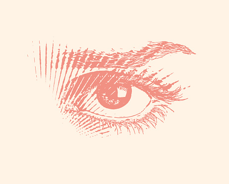 Vector illustration of All seeing eye