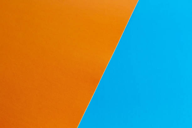istock Multicolored background. Three colors on paper.Rainbow paper. 1369053949