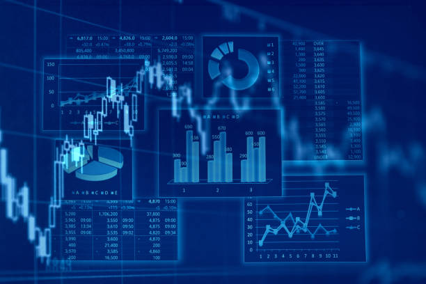 istock Business consept image Financial graphs 1369053953