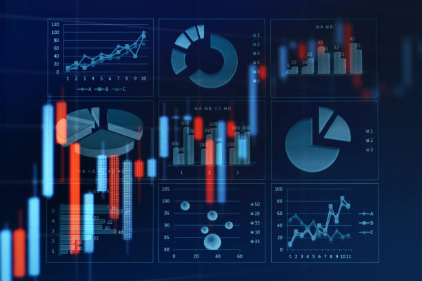 istock Business consept image Financial graphs 1369053962
