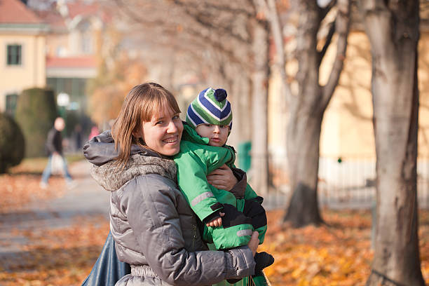 istock Family walk autumn 136905770