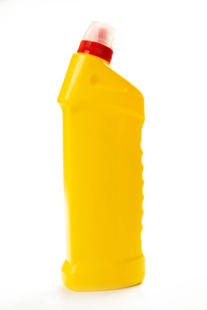 istock Plastic bottle of cleaning product. Isolated on white background 1369064193