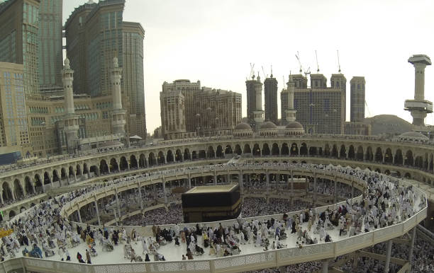 istock Muslim people praying at Kaaba in Mecca 1369067457