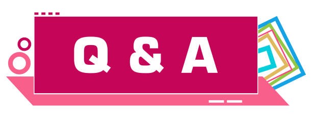istock Q And A - Questions And Answers Pink Colorful Borders Circles 1369069648