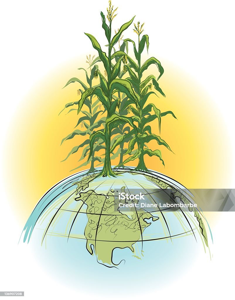 Mundo de grano - arte vectorial de Agricultura libre de derechos