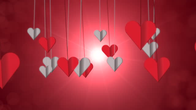 Animation closeup motion romantic hearts on Valentines day 2 Free Motion  Graphics & Backgrounds Download Clips coll_be_my_valentine