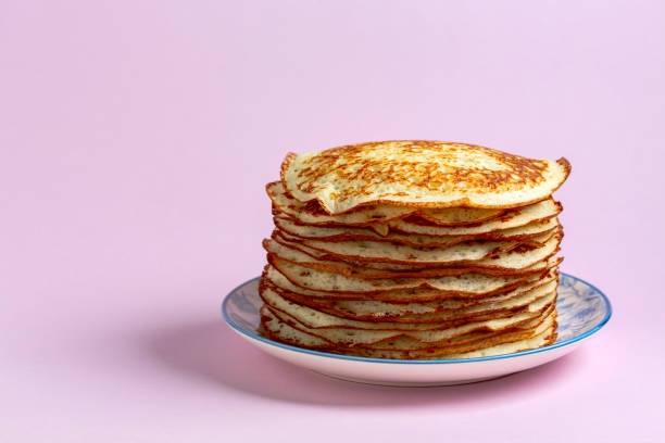 frittelle di lievito fatte in casa. - pancake foto e immagini stock