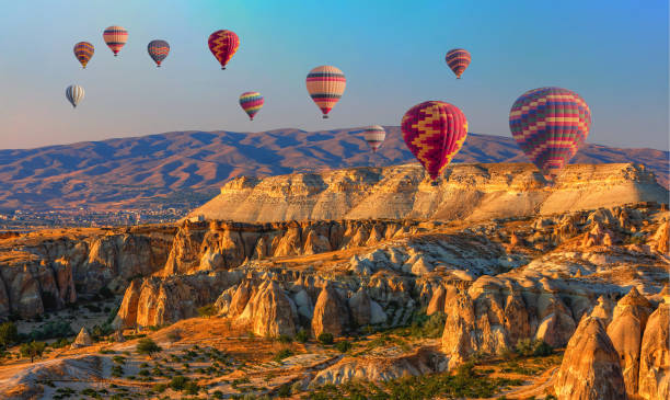 istock Hot Air Balloons at Cappadocia 1369095443