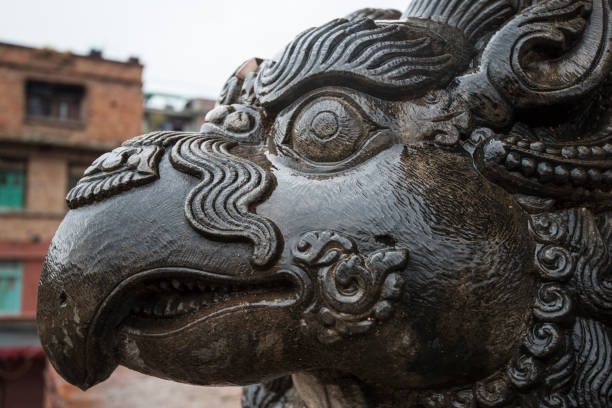 Kathmandu,Nepal- April 20,2019 : Patan Durbar Square is situated at the centre of Lalitpur city. Patan is one of the oldest know Buddhist City. It is a center of both Hinduism and Buddhism.