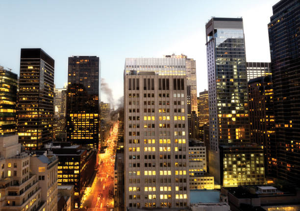 istock Fifth Avenue at sunset, Midtown Manhattan. 1369096823