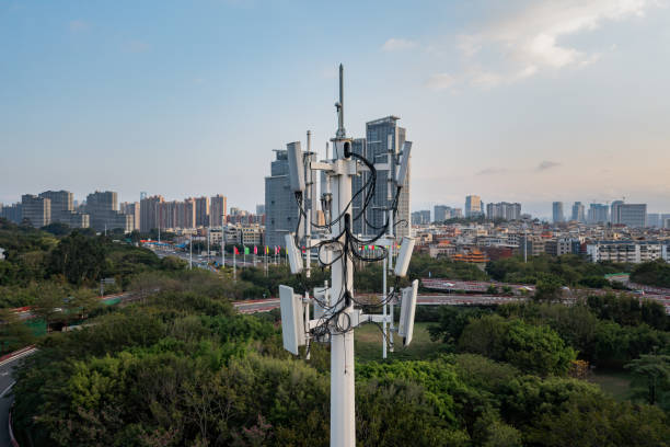 istock 5G Towers In Modern City Locations 1369100317