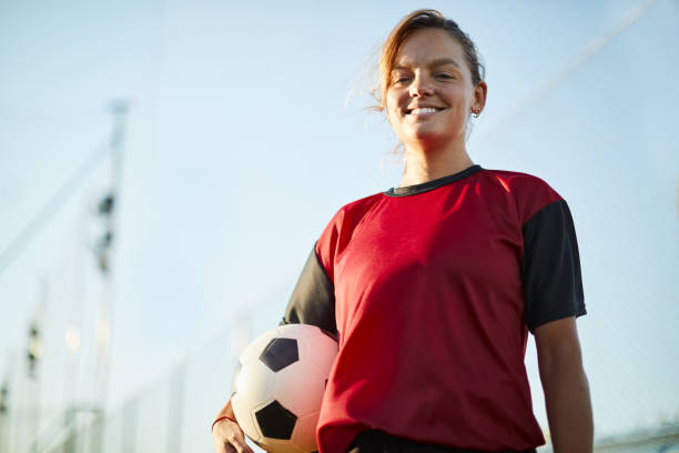 istock A proud soccer player looks at the viewer. 1369101284
