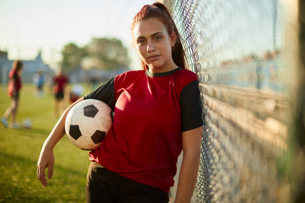 istock A proud soccer player looks at the camera. 1369101289