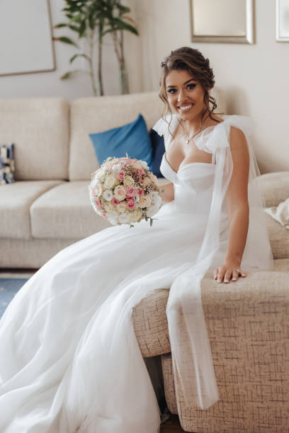 istock She looks absolutely wonderful on her big day 1369101921
