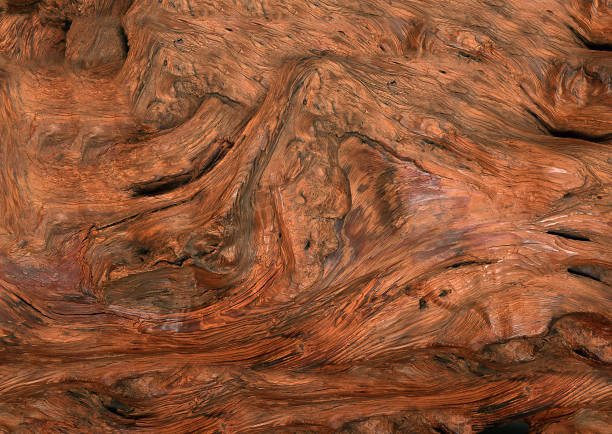 istock Uneven smooth varnished wood surface.Texture or background 1369103017