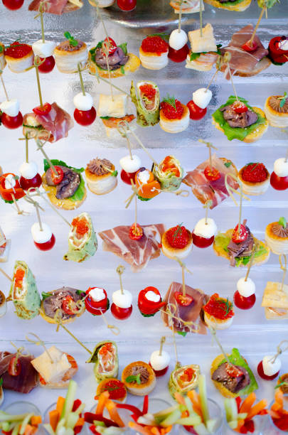 istock slicing vegetables in portions on a buffet table top view 1369107002