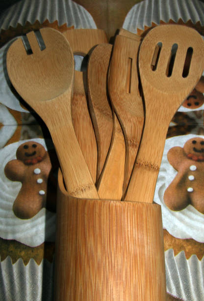 istock Wooden cutlery 1369108003