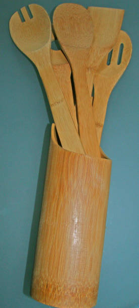 istock Wooden cutlery 1369108099