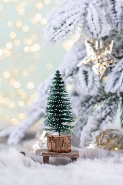 istock Christmas and newyear cozy decoration, bokeh background. 1369111216