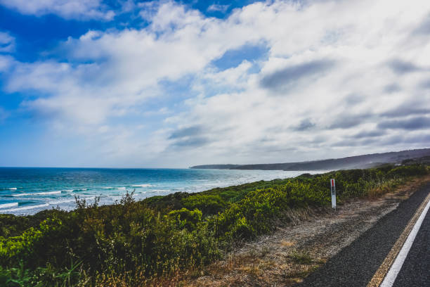 istock Ride on the Great Ocean Road in Australia in summer. 1369112245